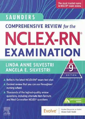 کتاب زبان اصلی NCLEX-RN EXAMINATION ساندرز نسخه رنگی