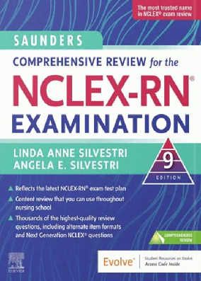  کتاب زبان اصلی NCLEX-RN EXAMINATION ساندرز نسخه سیاه سفید